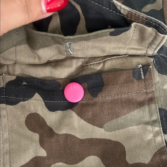 History Repeats Army Jacket size 10 Multi-color pattern, Made in ITALY - Picture 9 of 11